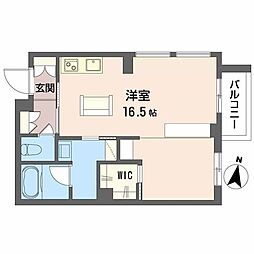 アンシャンテ長町南 ワンルームの間取図画像