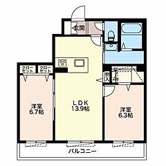 物件の間取り