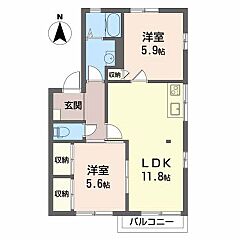 物件の間取り