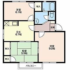物件の間取り