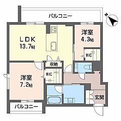物件の間取り