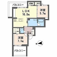 物件の間取り
