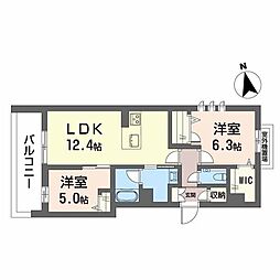 OG nagoya 2LDKの間取図画像