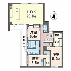 物件の間取り