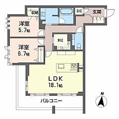 物件の間取り