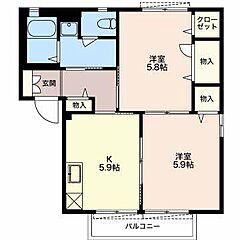 物件の間取り