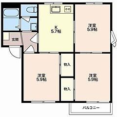 物件の間取り