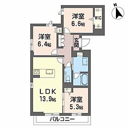 Lien 3LDKの間取図画像