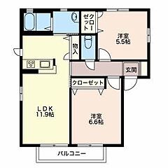 物件の間取り
