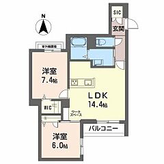 物件の間取り
