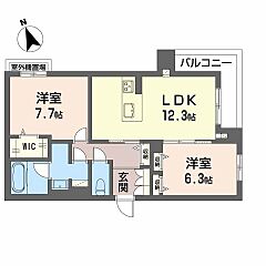 物件の間取り