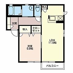 物件の間取り