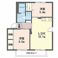 物件の間取り