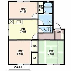 物件の間取り