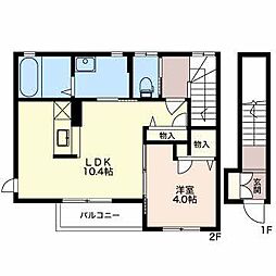 ラ・ルーナ 1LDKの間取図画像