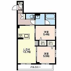 物件の間取り