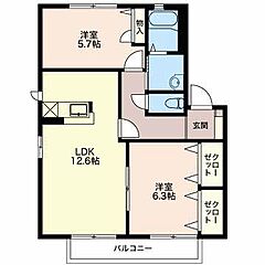 物件の間取り
