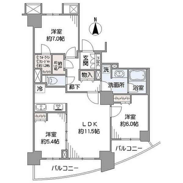 間取りを拡大表示