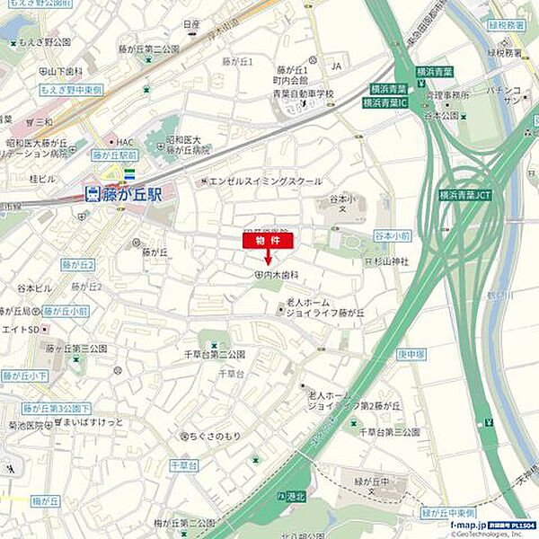 地図を拡大表示