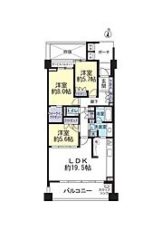 グランドメゾン日和町 3LDKの間取図画像