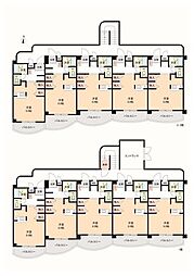 サンパティーク ワンルームの間取図画像