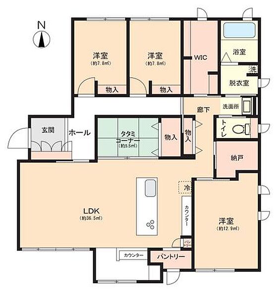 間取りを拡大表示
