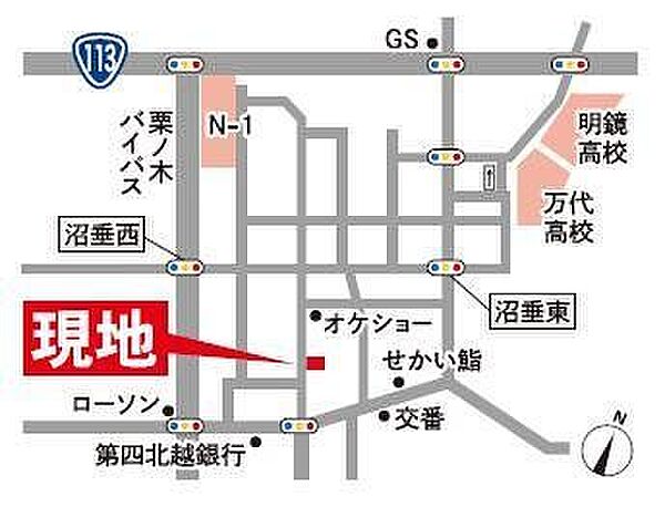 地図を拡大表示