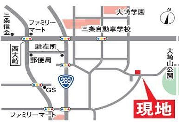 地図を拡大表示