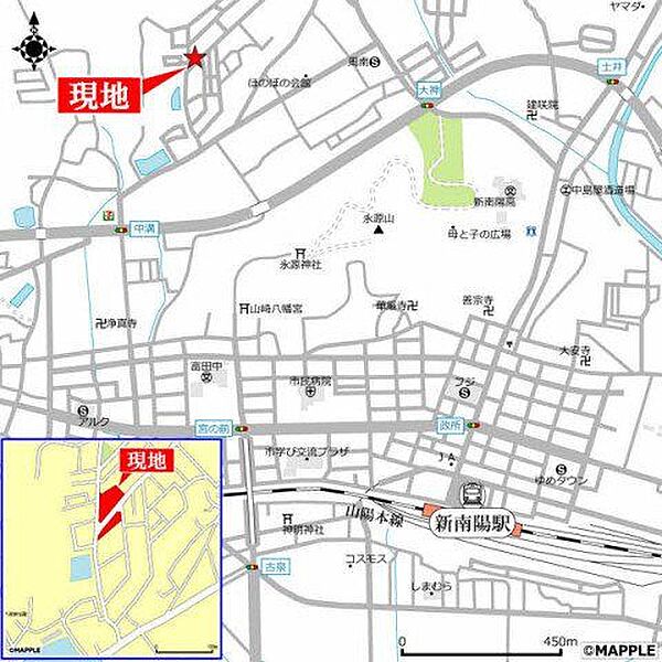 地図を拡大表示