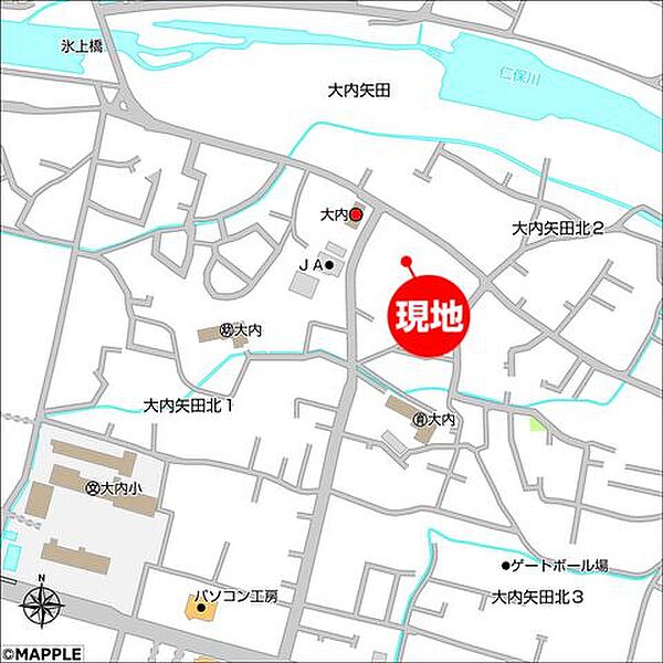 地図を拡大表示