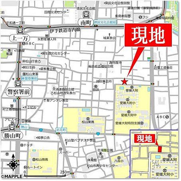 地図を拡大表示