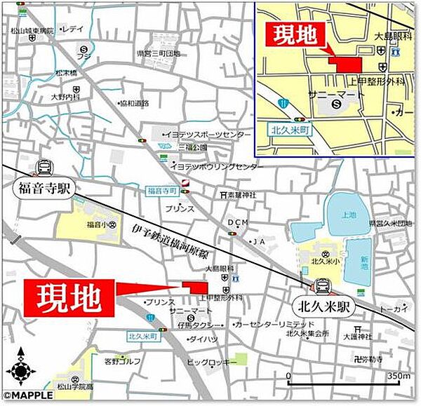 地図を拡大表示