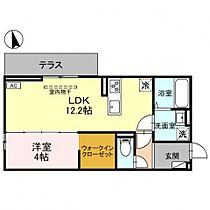 Ｄ-ＲＯＯＭ大橋町ＰＪ  ｜ 群馬県高崎市大橋町（賃貸アパート1LDK・2階・41.95㎡） その2