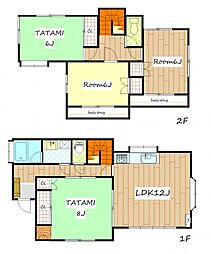 藤岡市鮎川NB戸建 2階4LDKの間取り