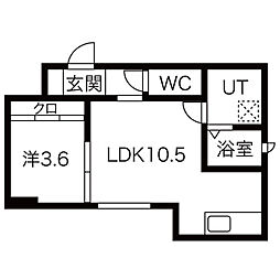 間取図画像 1LDK