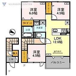 間取図画像 3LDK