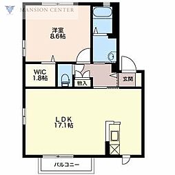 間取図画像 1LDK