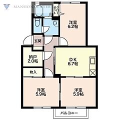 物件の間取り