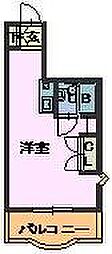 ドーム四ツ谷 ワンルームの間取図画像