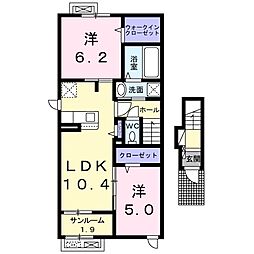 プラシード緑町IIIB 2階/-