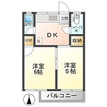 長野県東御市田中（賃貸アパート2K・2階・30.42㎡） その2