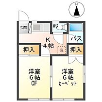 コーポ松の木A  ｜ 長野県上田市古里（賃貸アパート2K・2階・34.70㎡） その2