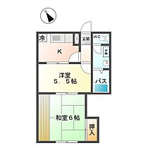 天神クレスト  ｜ 長野県上田市天神２丁目（賃貸マンション2K・3階・35.40㎡） その2