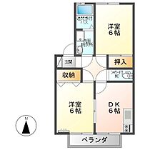 長野県上田市中野（賃貸アパート2DK・2階・45.42㎡） その2