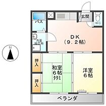 長野県上田市上田（賃貸アパート2LDK・1階・49.58㎡） その2