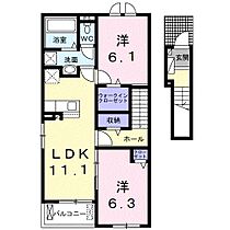 リバースリゾート　マウンテン  ｜ 長野県上田市下塩尻（賃貸アパート2LDK・2階・58.57㎡） その2