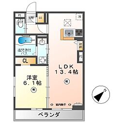 間取図画像 1LDK