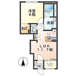 間取図画像 1LDK