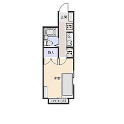 SUGUSUMU　MAEBASHI　HIROSE 2階1Kの間取り