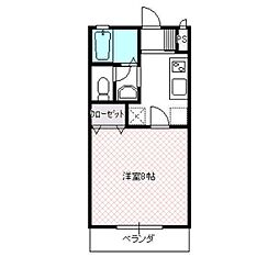 ＳＣＥＮＥ 1階1Kの間取り